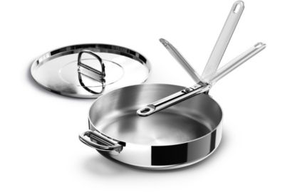 Sauteuse JOSEPH JOSEPH 28cm avec couvercle et poignée retractab