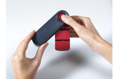 Aiguiseur couteau JOSEPH JOSEPH à couteau pliant Rota Gris-Rouge