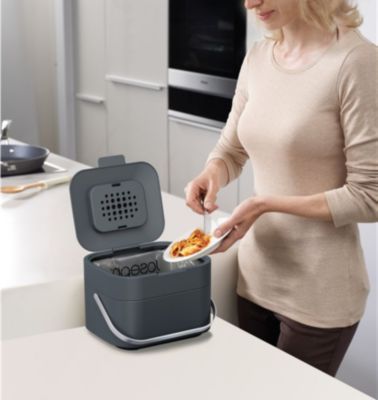 Composteur de cuisine JOSEPH JOSEPH Stack 4L gris graphite