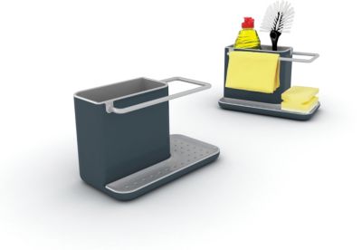 Pot à ustensiles JOSEPH JOSEPH rangement d'évier Caddy GM - Gris/Gris