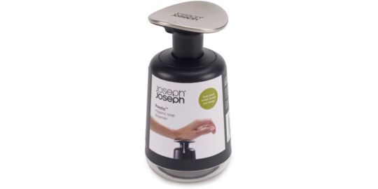 Distributeur de savon JOSEPH JOSEPH PRESTO DE SAVON HYGIENIQUE GRIS