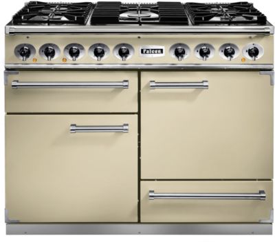 Piano de cuisson gaz FALCON PKR110 CREM CHROM/BRILLANTES