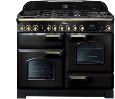 Piano de cuisson mixte FALCON DELUX110 MIXT NOIR LAITON