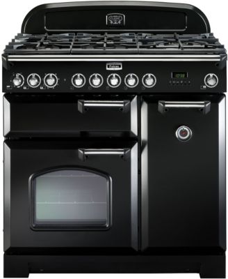 Piano de cuisson gaz FALCON DELUX90 MIXT NOIR/CHROME