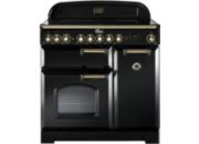 Piano de cuisson vitrocéramique FALCON CLASSIC DELUXE 90  NOIR LAITON