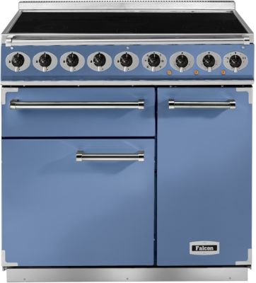 Piano de cuisson induction FALCON Semi Pro DELUXE 90 BLEU DE CHINE NICKEL