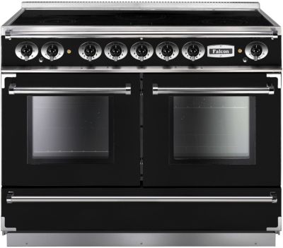 Piano de cuisson induction FALCON DELUX110 INDUC NOIR LAITON