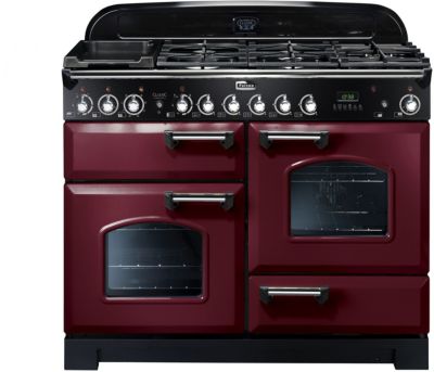 Piano de cuisson mixte FALCON DELUX110 MIXT ROUGE/CHROME