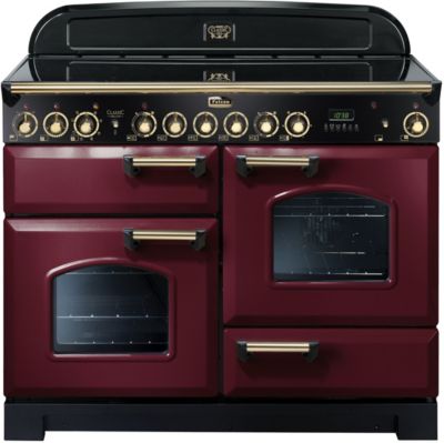 Piano de cuisson vitrocéramique FALCON CLASSIC DELUXE 110 ROUGE AIRELLE LAITON