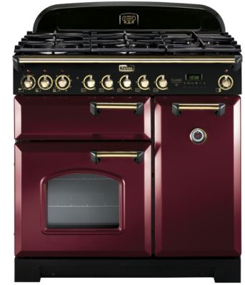 Piano de cuisson gaz FALCON DELUX90 ROUGE LAITON