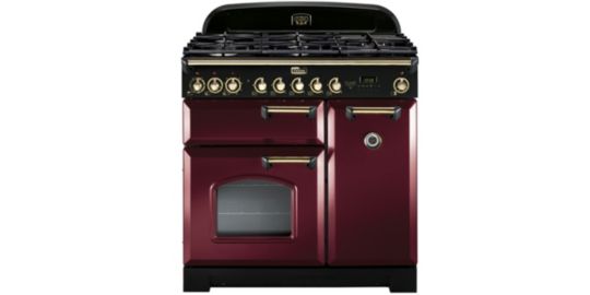 Piano de cuisson gaz FALCON DELUX90 ROUGE LAITON