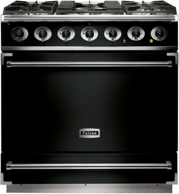 GE960CVBK2 Cuisinière mixte catalyse 90 x 60 cm noire/inox, Cuisson  produits – Glem Gas