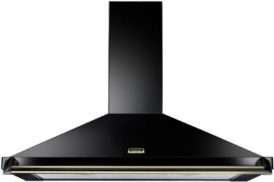 Hotte décorative murale FALCON 110 NOIR BAR/BADG LAITON