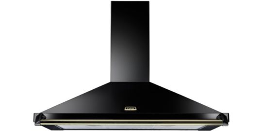 Hotte grande largeur FALCON 110 NOIR BAR/BADG LAITON