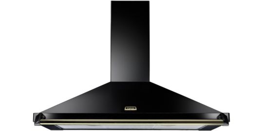 Hotte grande largeur FALCON 110 NOIR BAR/BADG LAITON