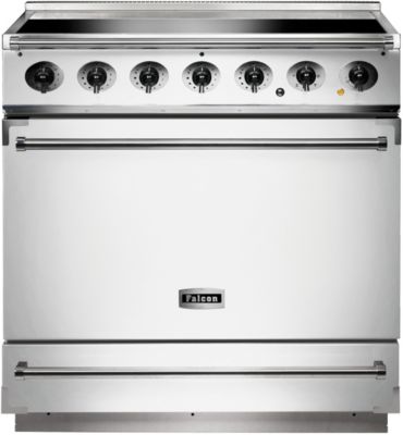 Piano de cuisson induction FALCON Semi Pro 900S 90 BLANC NICKEL BROSSÉ