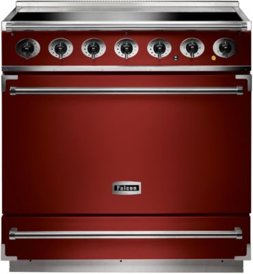 Piano de cuisson induction FALCON Semi Pro 900S 90 ROUGE CERISE NICKEL