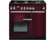 Piano de cuisson gaz FALCON PROF+90 MIXT ROUGE CHROME