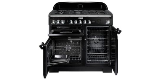 Piano de cuisson gaz FALCON DELUX100 MIXT NOIR/CHROME