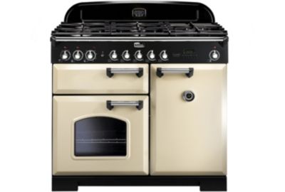 Piano de cuisson gaz FALCON DELUX100 MIXT CREM/CHROME