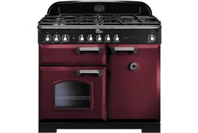 Piano de cuisson gaz FALCON DELUX100 MIXT ROUGE CHROME