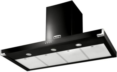 Hotte décorative Falcon PKR 900 ultra aspirante Noir Chromé FHDSE900BL/C  90cm 1000m3/h (puissance max.)