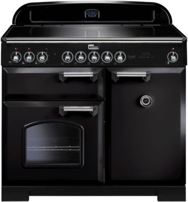 Piano de cuisson induction FALCON DELUX110 INDUC NOIR LAITON