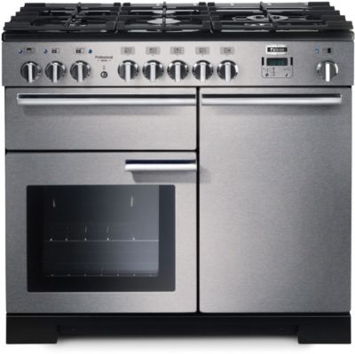 Piano de cuisson gaz FALCON PRO DELUX100 MIXT INOX CHROME