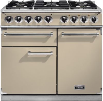 Piano de cuisson gaz FALCON Semi Pro DELUXE 100 CREME CHROME