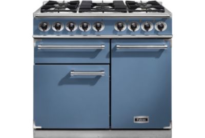 Piano de cuisson gaz FALCON Semi Pro DELUXE 100 BLEU DE CHINE NICKEL