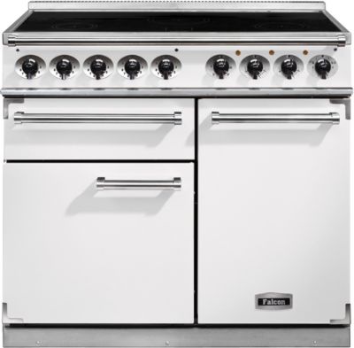 Piano de cuisson induction FALCON Semi Pro DELUXE 100 BLANC NICKEL BROSSÉ