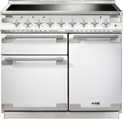 Piano de cuisson induction FALCON ELISE 100 BLANC NICKEL BROSSÉ