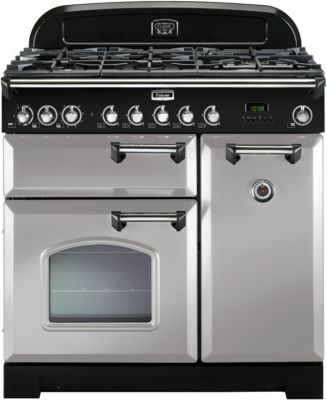 Piano de cuisson gaz FALCON DELUX90 MIXT GRIS PERLE CHROME