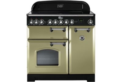 Piano de cuisson vitrocéramique FALCON CLASSIC DELUXE 90 VERT OLIVE CHROME