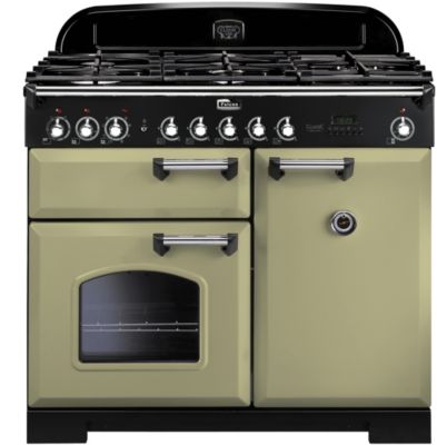 Piano de cuisson gaz FALCON CLASSIC DELUXE 100 VERT OLIVE CHROME