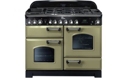 Piano de cuisson mixte FALCON CLASSIC DELUXE 110 VERT OLIVE CHROME