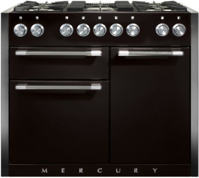 Piano de cuisson gaz FALCON Semi Pro MERCURY 110 NOIR BRILLANT INOX