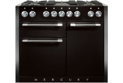 Piano de cuisson gaz FALCON Semi Pro MERCURY 110 NOIR BRILLANT INOX