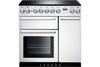 Piano de cuisson induction FALCON NEXUS 90 BLANC CHROME SATINÉ