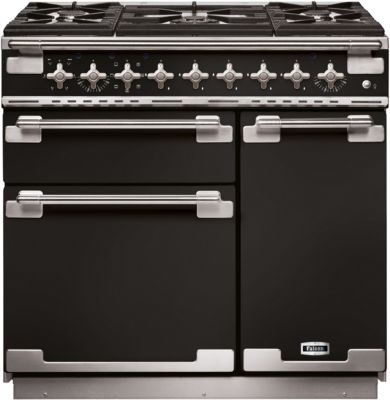 Piano de cuisson gaz FALCON ELISE90 MIXT NOIR BRILLANT