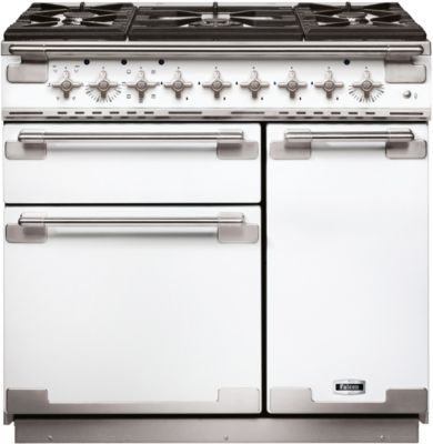 Piano de cuisson gaz FALCON ELISE90 MIXT BLANC