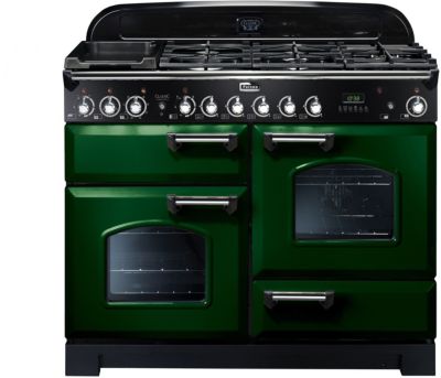 Piano de cuisson mixte FALCON CLASSIC DELUXE 110 VERT ANGLAIS CHROME