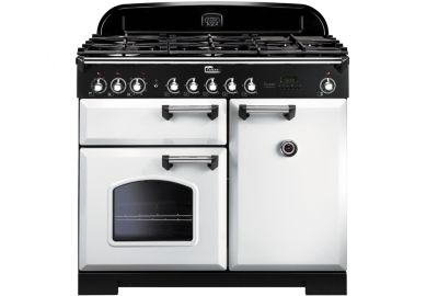 Piano de cuisson gaz FALCON CLASSIC DELUXE 100 BLANC CHROME