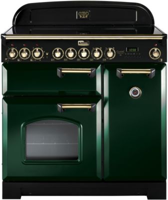 Piano de cuisson vitrocéramique FALCON CLASSIC DELUXE 90 VERT ANGLAIS LAITON