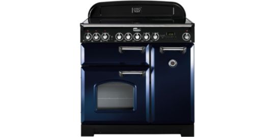 Piano de cuisson vitrocéramique FALCON CLASSIC DELUXE 90 BLEU ROI CHROME