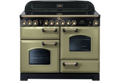 Piano de cuisson vitrocéramique FALCON CLASSIC DELUXE 110 VERT OLIVE LAITON