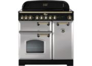 Piano de cuisson vitrocéramique FALCON CLASSIC DELUXE 90 GRIS PERLE LAITON