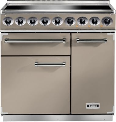 Piano de cuisson induction FALCON Semi Pro DELUXE 90 FAUVE NICKEL BROSSÉ