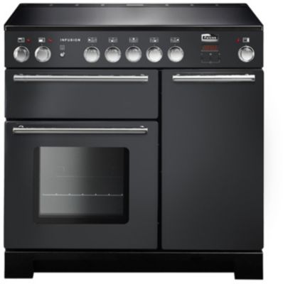 Piano de cuisson induction FALCON INFUSION  90 ARDOISE CHROME