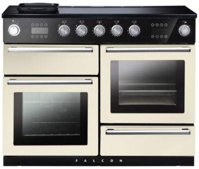 Piano de cuisson induction FALCON NEXUS STEAM 110 IVOIRE CHROME SATINÉ